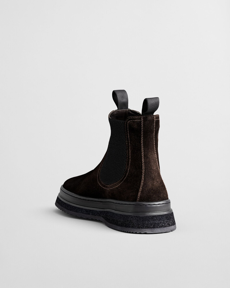 blistown suède chelsea boots - donkerbruin