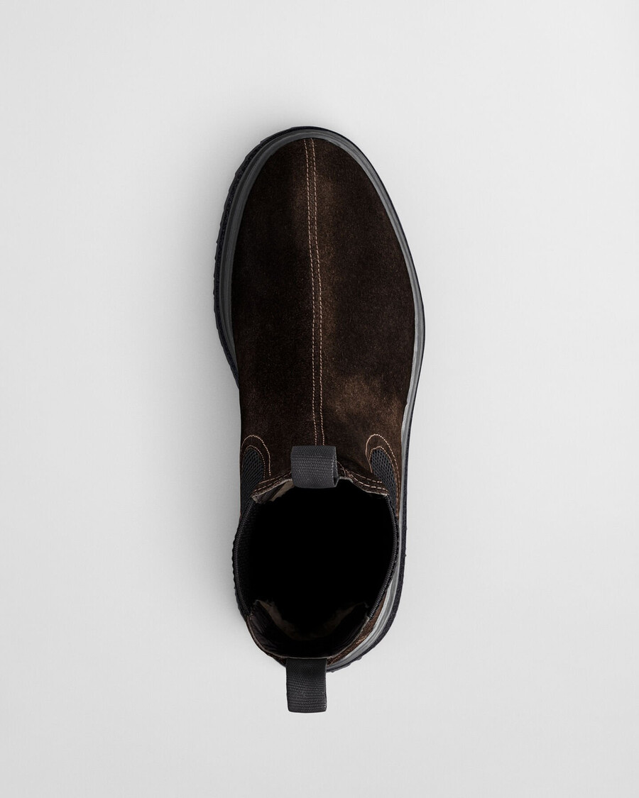 blistown suède chelsea boots - donkerbruin