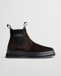 blistown suède chelsea boots - donkerbruin
