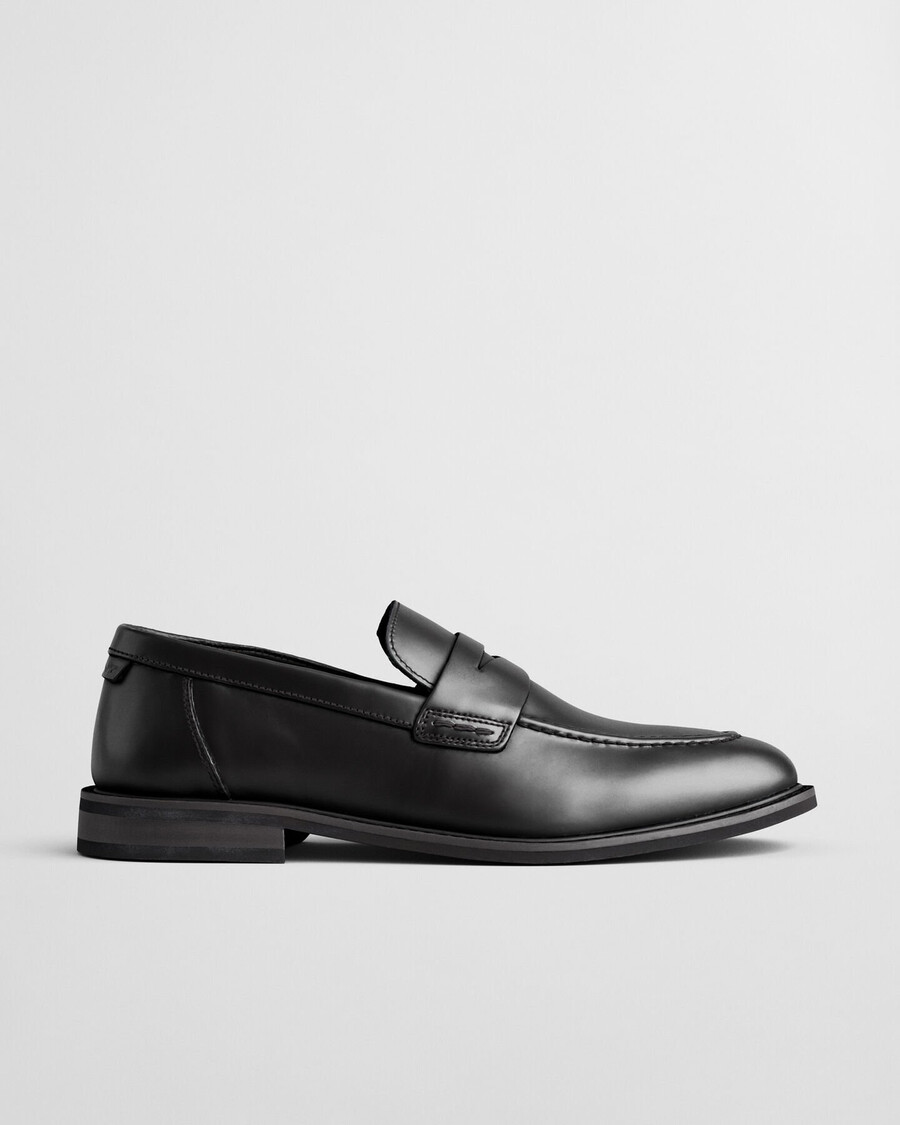lozham leren loafers - zwart