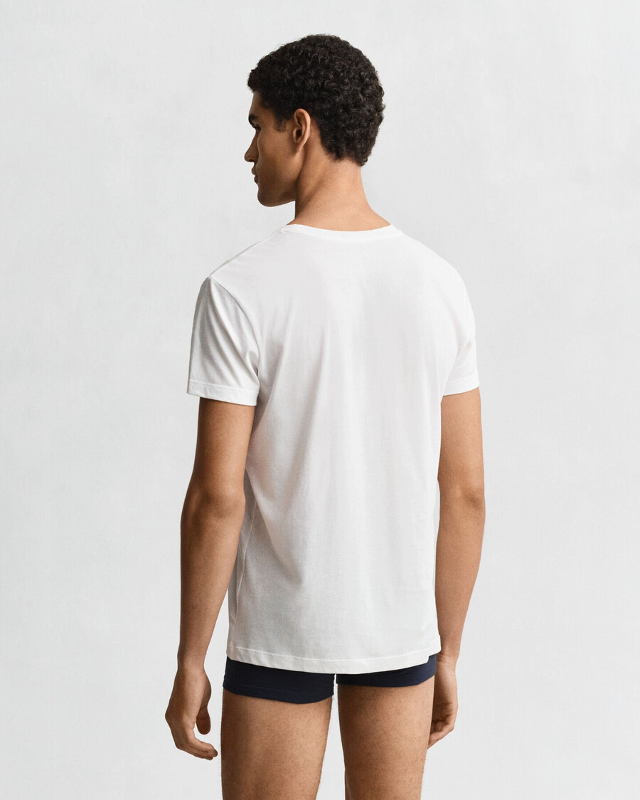 2-pack t-shirts met ronde hals - wit