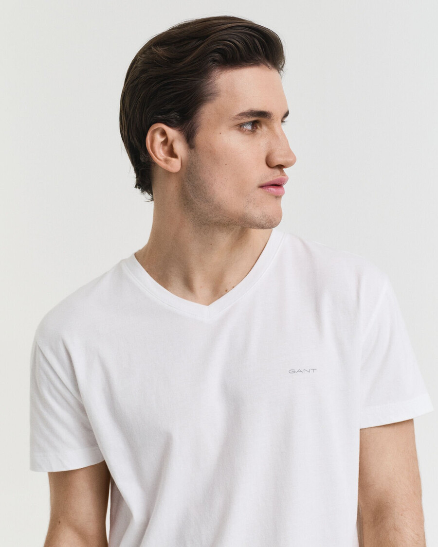 2-pack v-hals t-shirts - wit