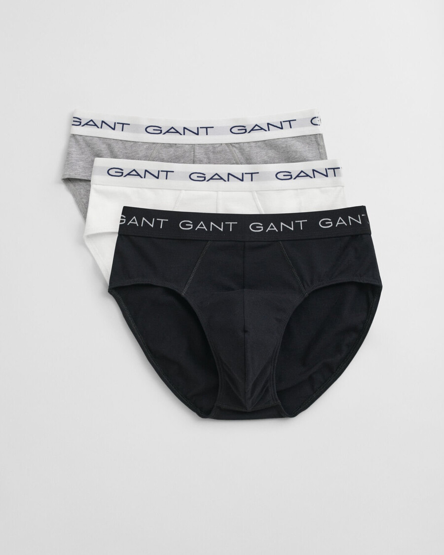 set van 3 slips - lichtgrijs gemêleerd
