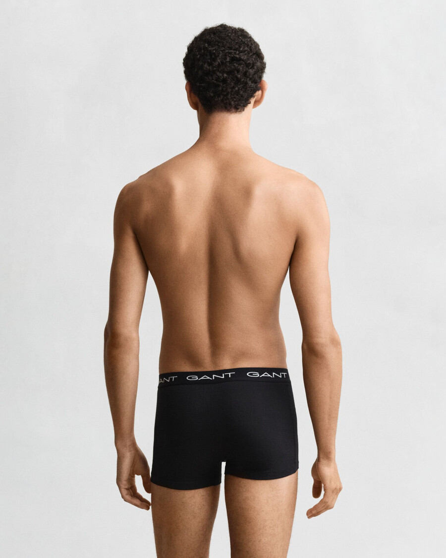 3-delige boxershortset - zwart