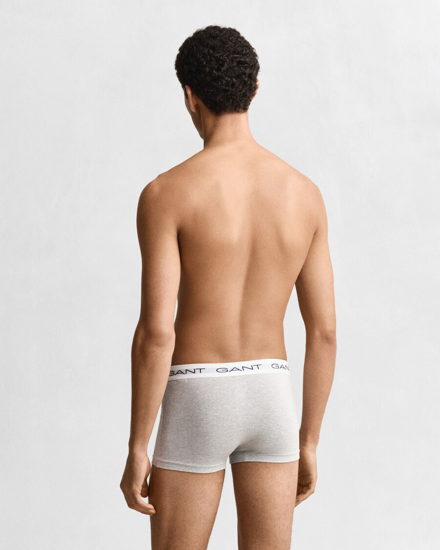 3-delige boxershortset - lichtgrijs gemêleerd