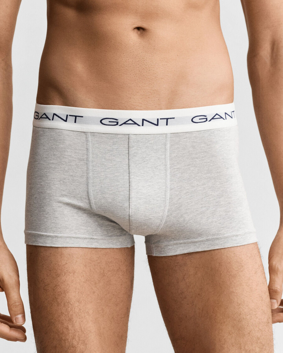 3-delige boxershortset - lichtgrijs gemêleerd