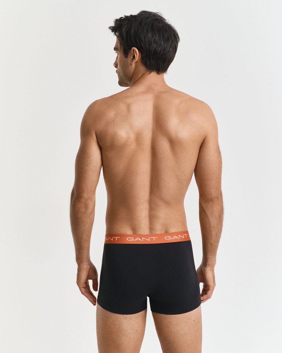 3-delige boxershortset - zwart