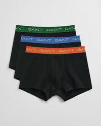 3-delige boxershortset - zwart