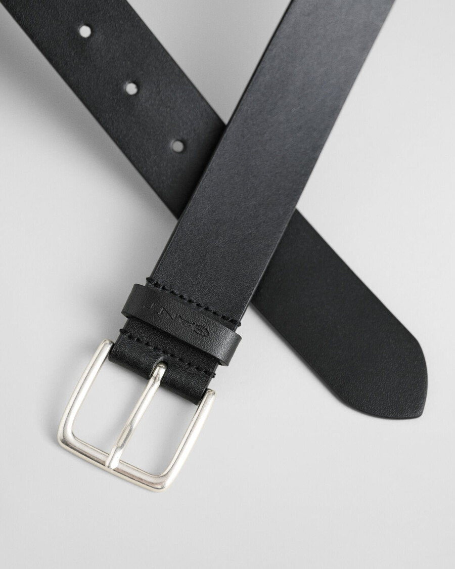 leren riem - zwart