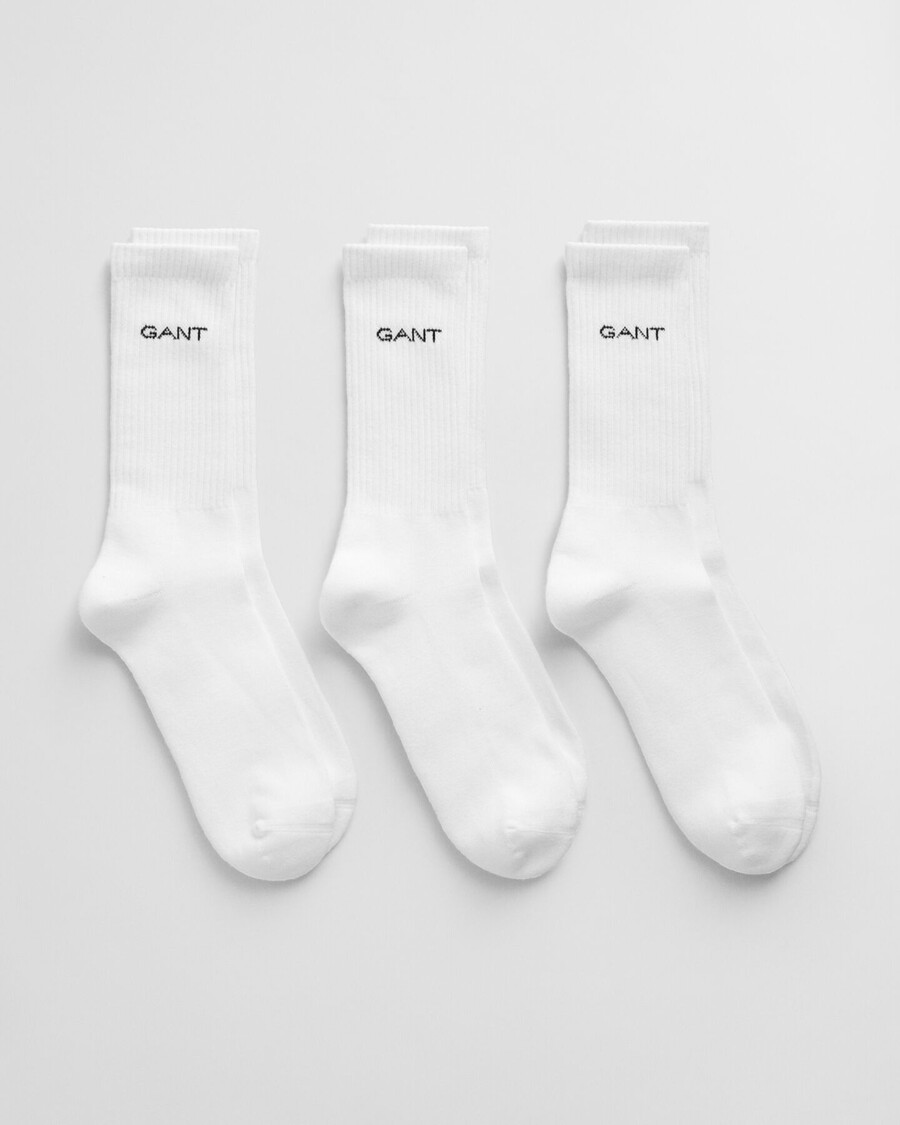 3-pack sportsokken - wit