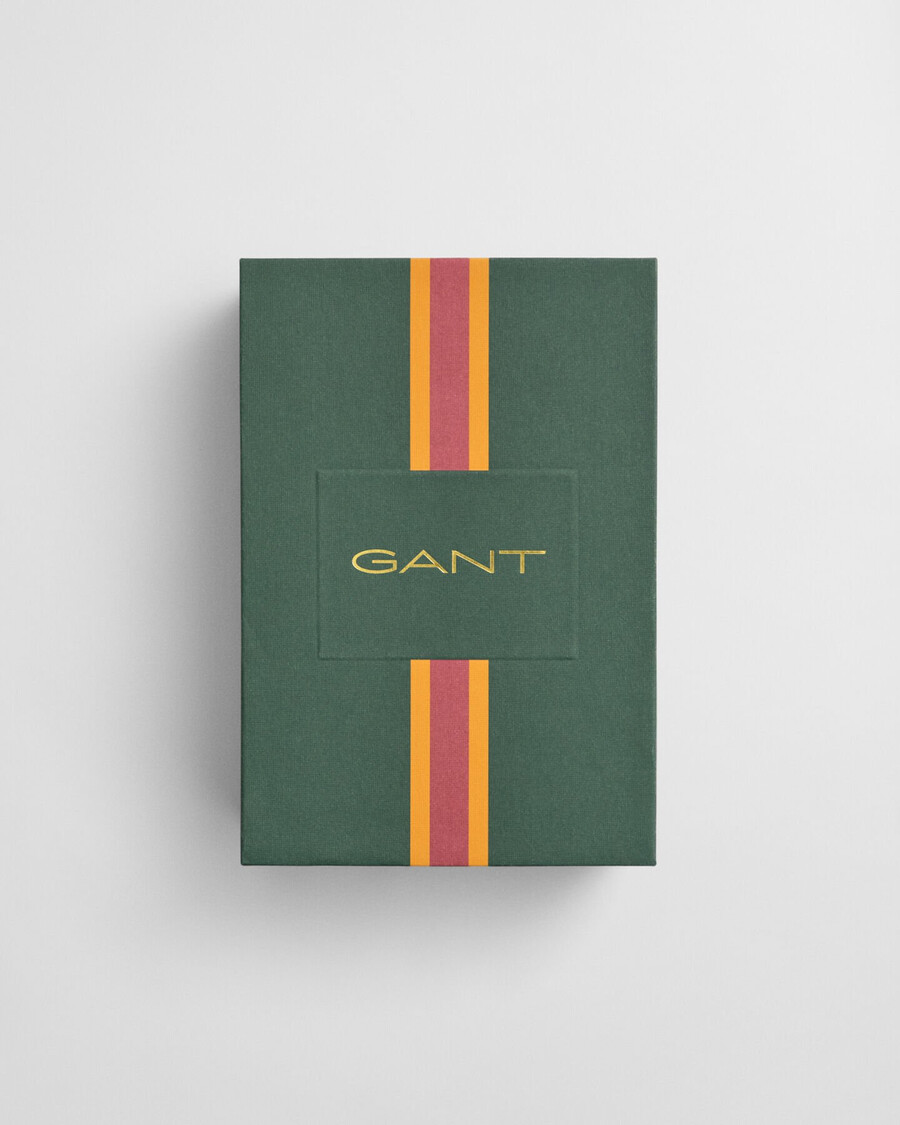 cadeauverpakking met 4 geruite en effen sokken - tartan groen
