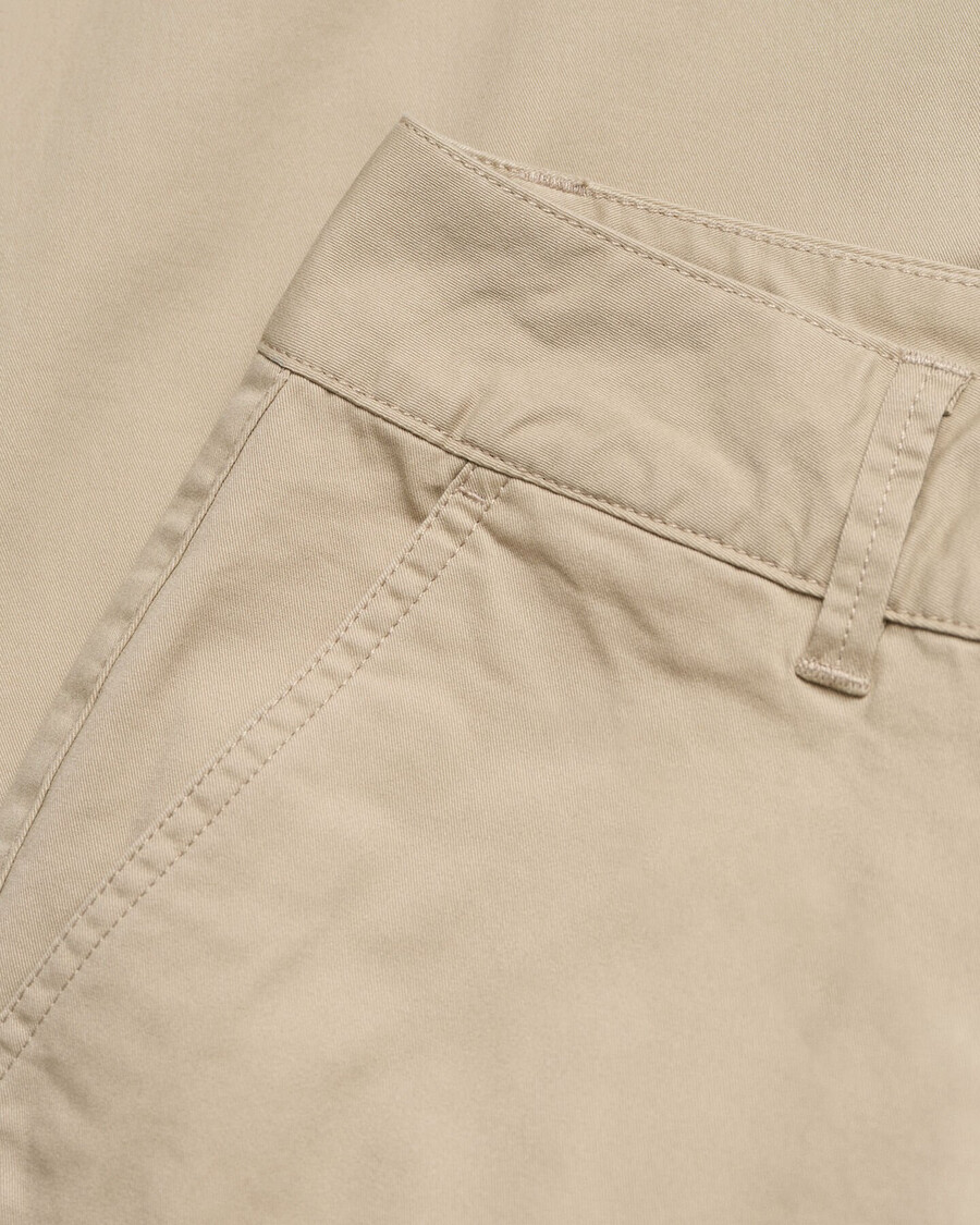 slim fit chinos - droog zand