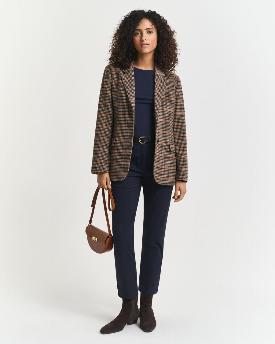 slim fit chinos - avondblauw