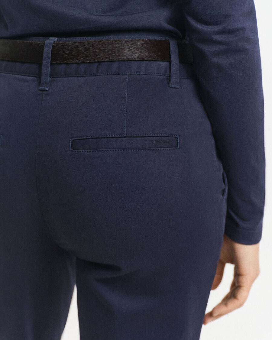 slim fit chinos - avondblauw