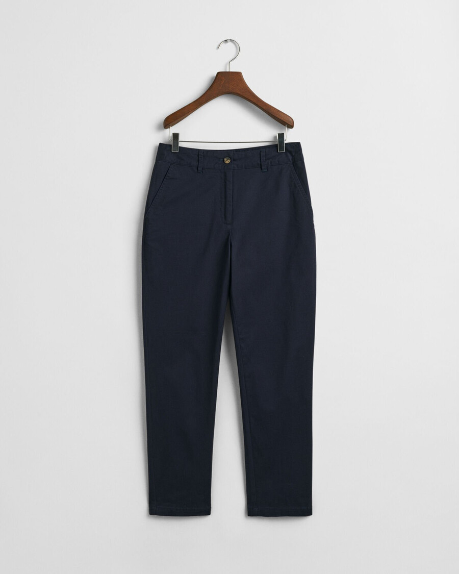 slim fit chinos - avondblauw