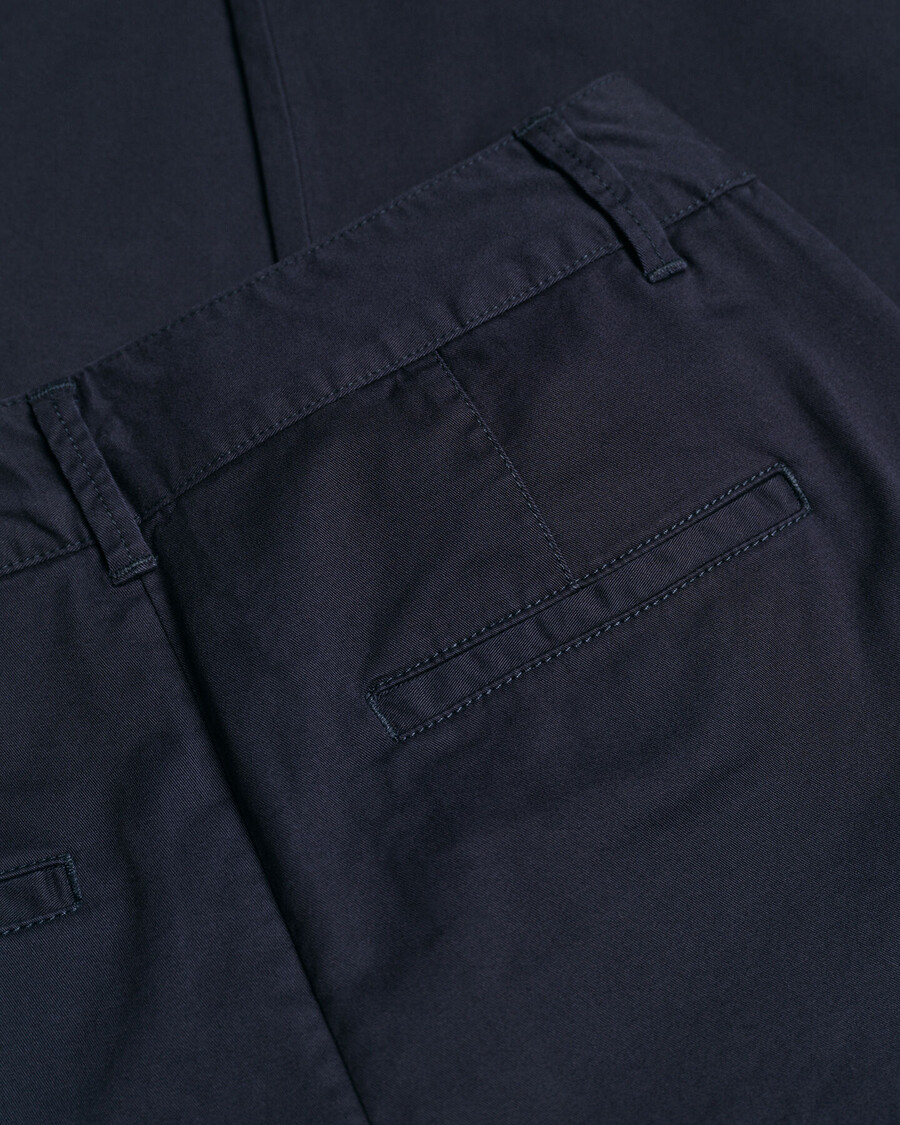 slim fit chinos - avondblauw