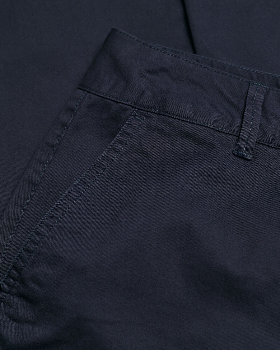 slim fit chinos - avondblauw