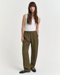fluid pants - mosgroen