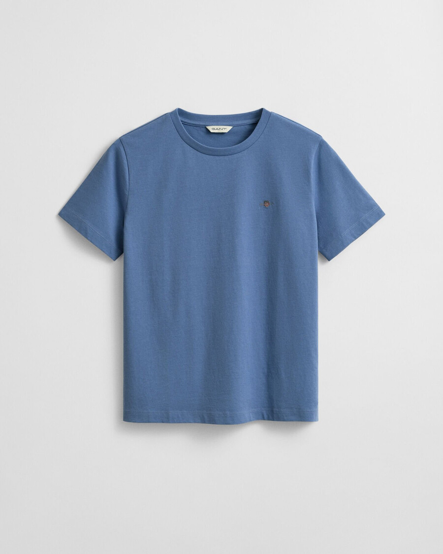 shield t-shirt - vervaagde denim