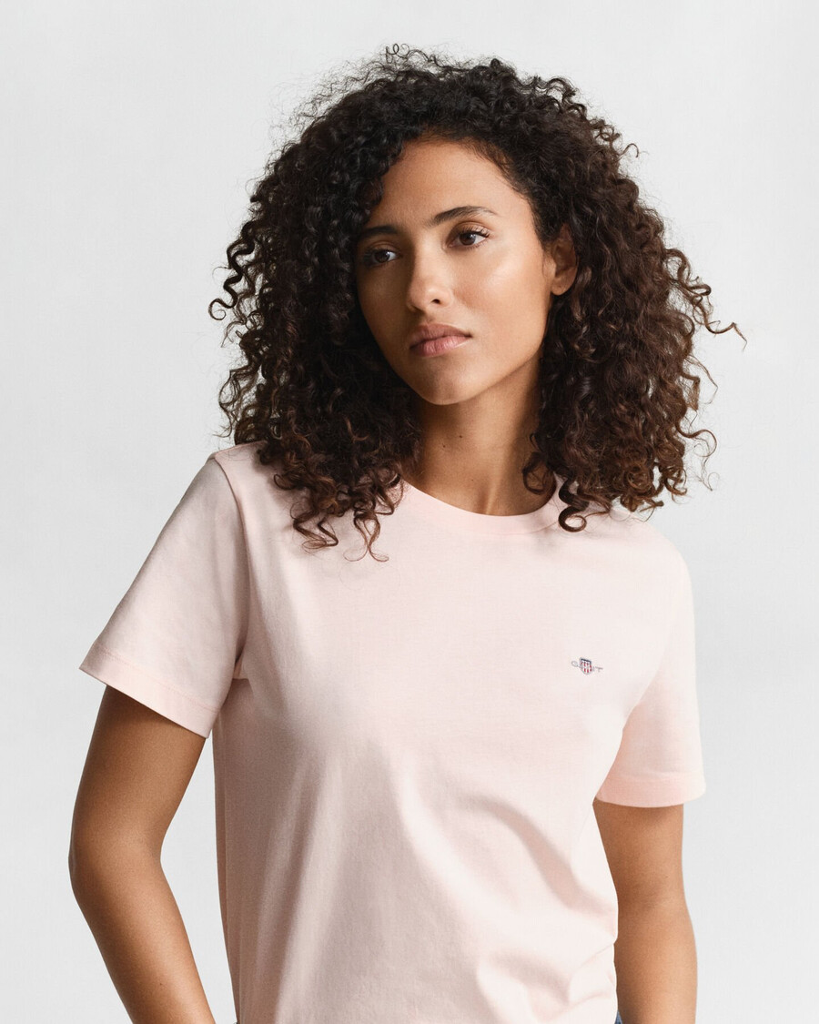 shield t-shirt - abrikoosroze