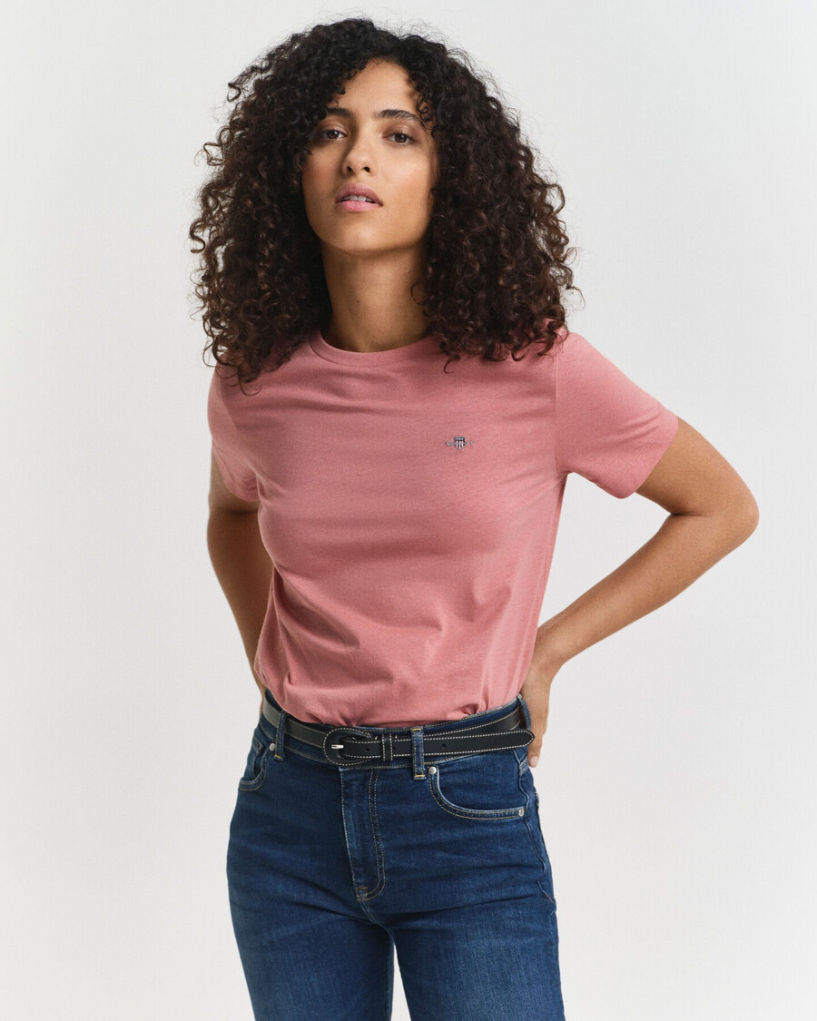 shield t-shirt - vervaagde baksteen