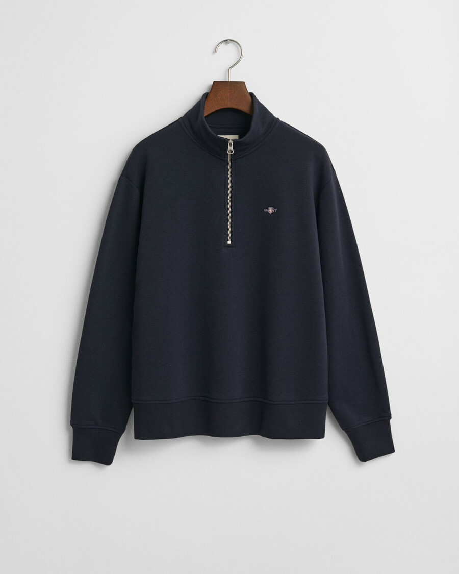 shield half zip sweatshirt - avondblauw