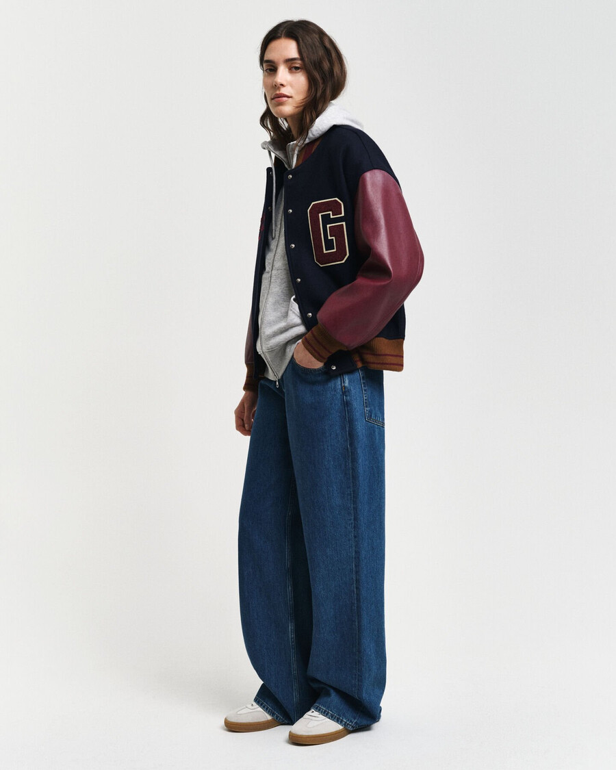 hoodie met shield-rits - lichtgrijs gemêleerd