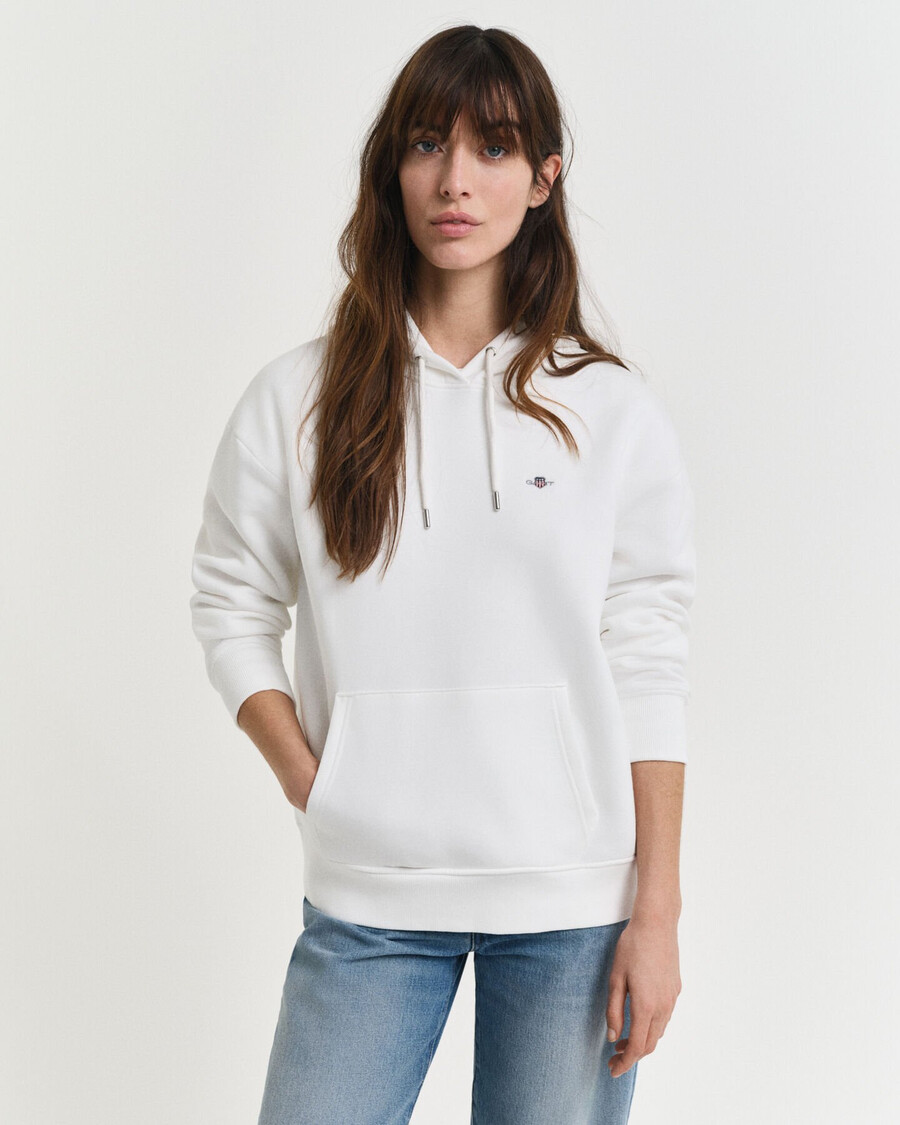 shield hoodie - eggshell