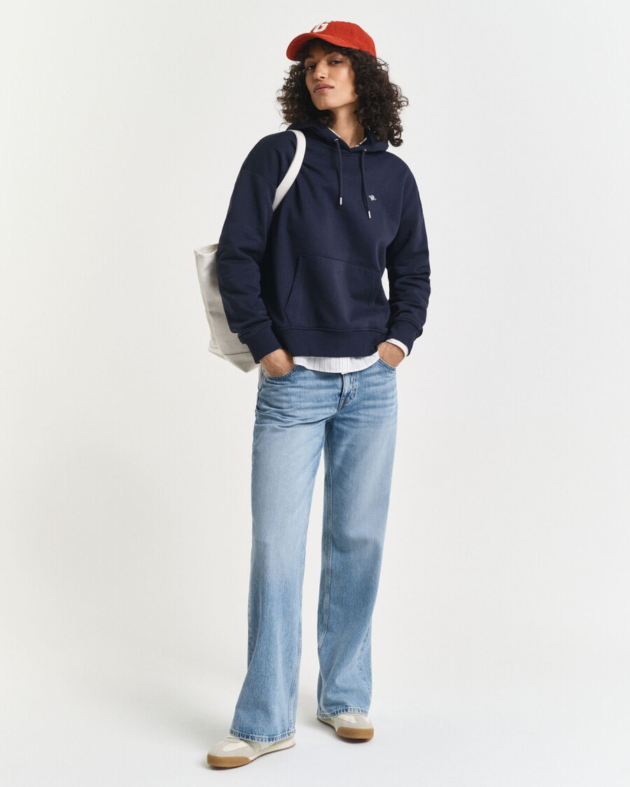 shield hoodie - avondblauw