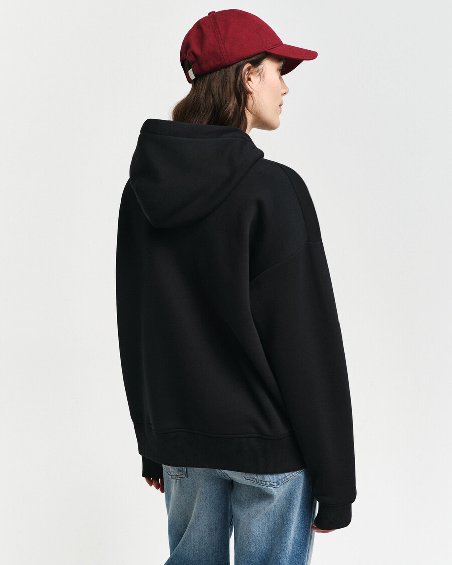 shield hoodie - zwart