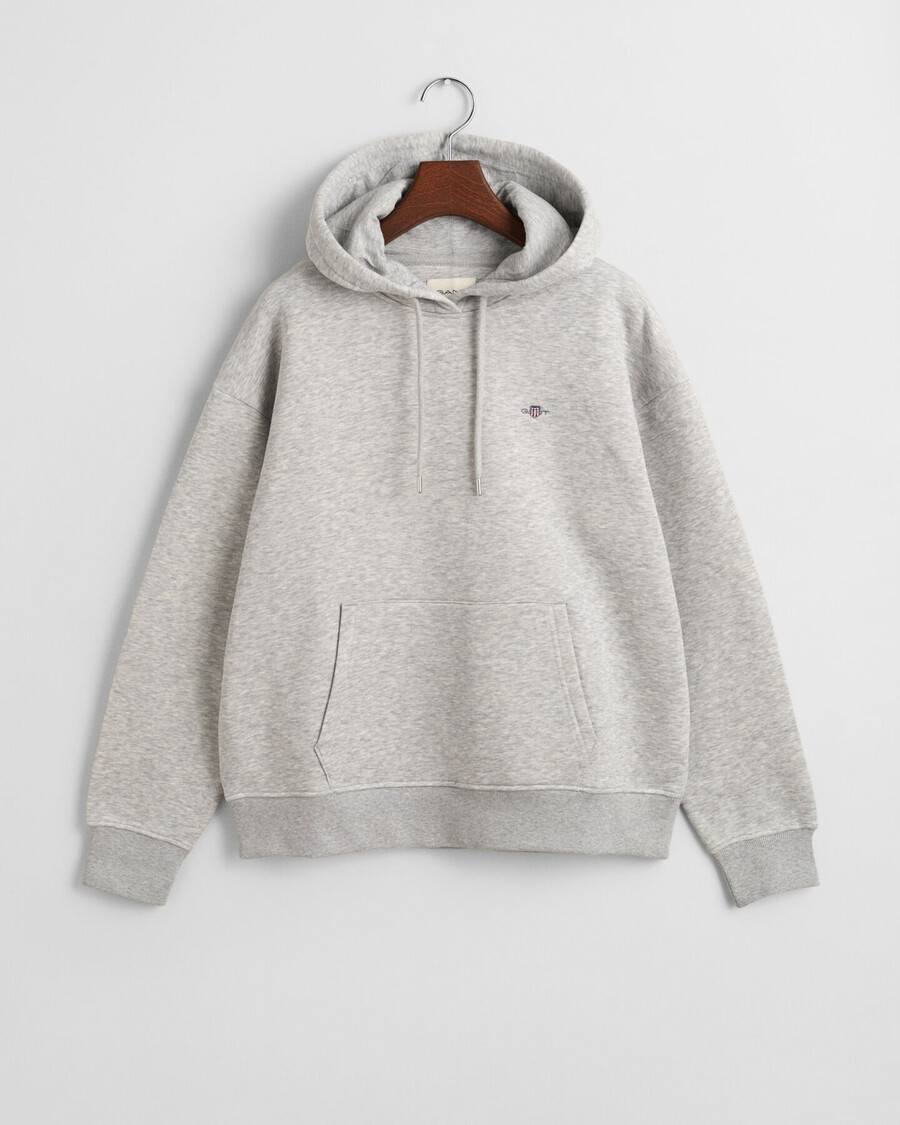 shield hoodie - lichtgrijs gemêleerd