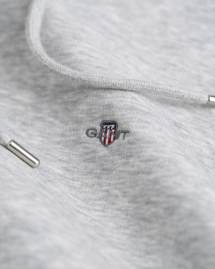 shield hoodie - lichtgrijs gemêleerd