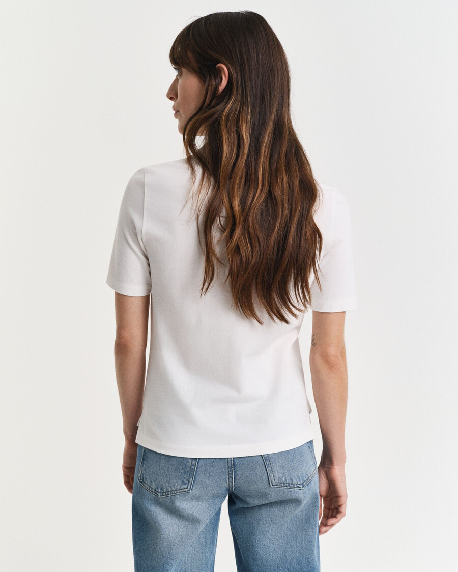shield piqué polo shirt - eierschaal