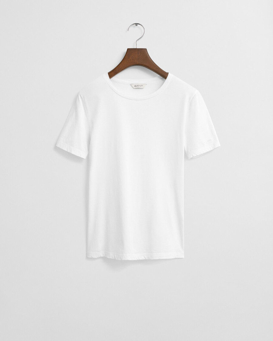 licht katoenen t-shirt - wit