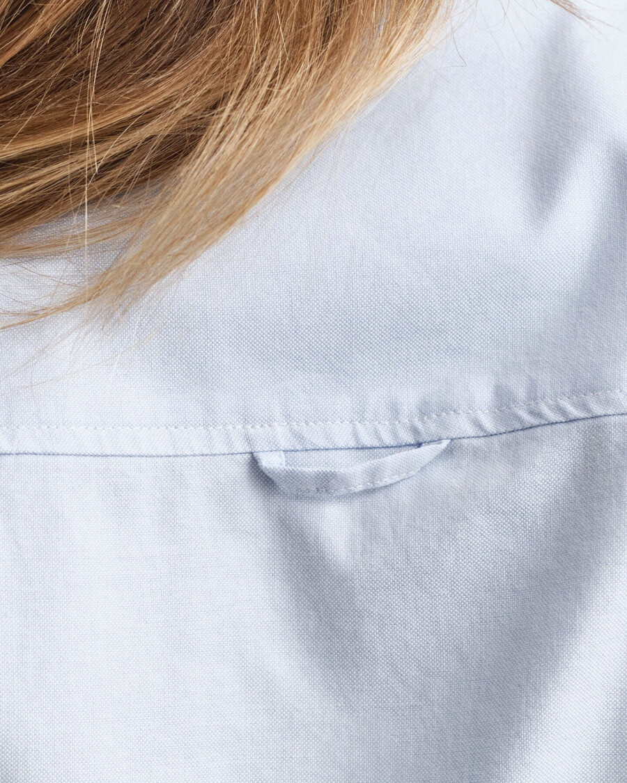 slim fit oxford stretch shirt - lichtblauw