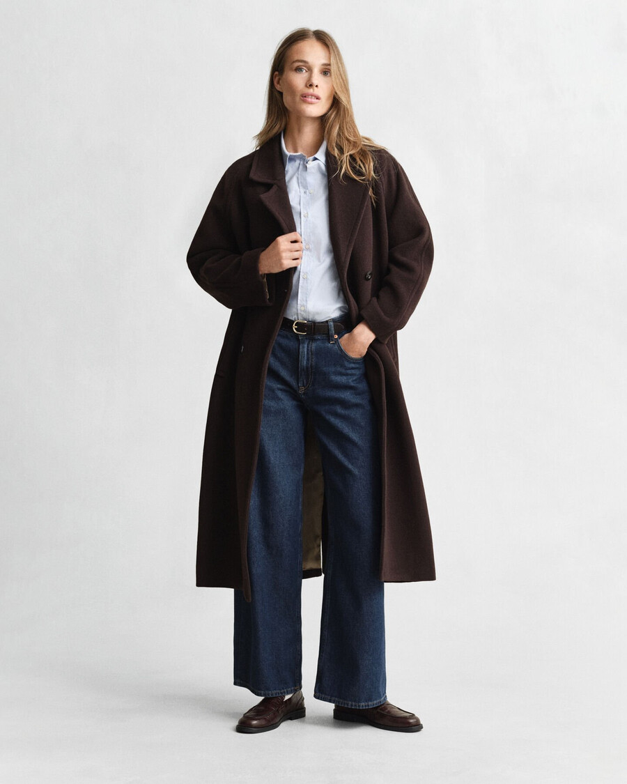 slim fit oxford stretch shirt - lichtblauw