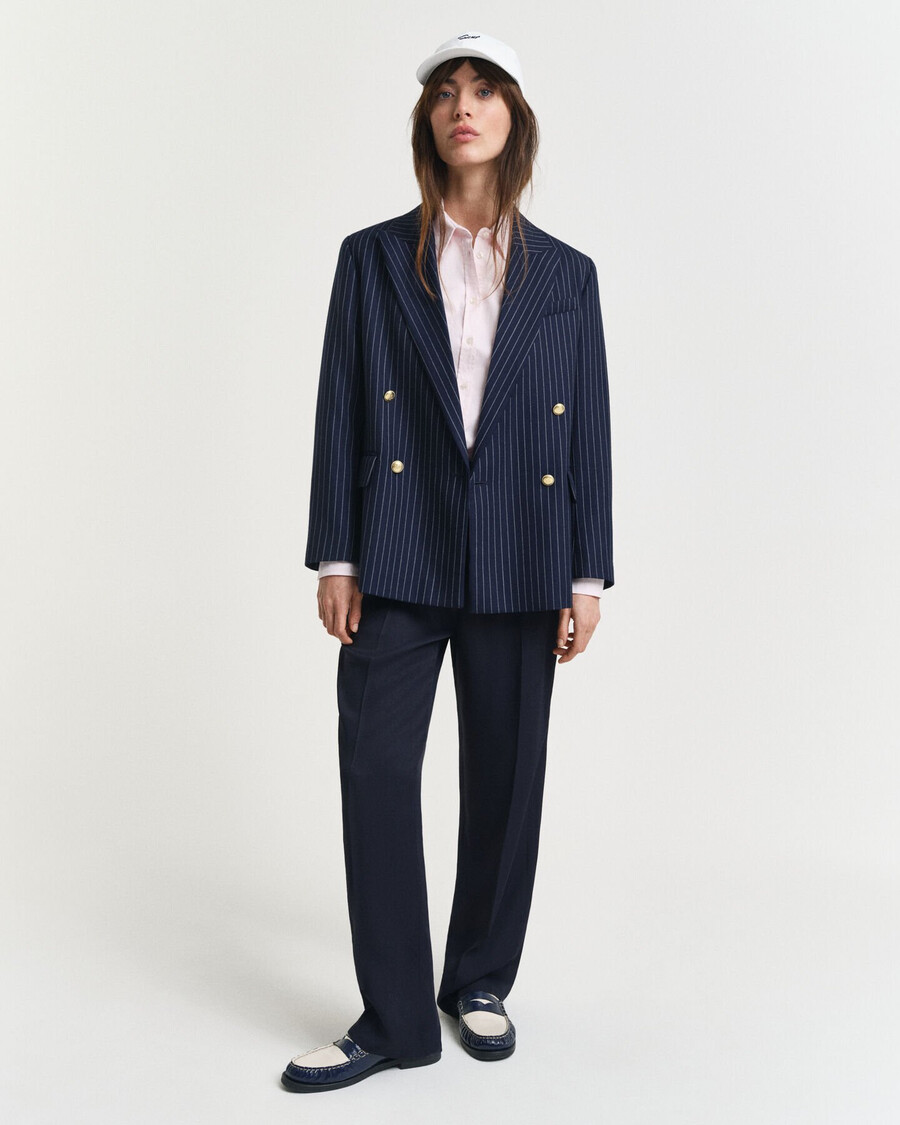 slim fit oxford stretch shirt - lichtroze