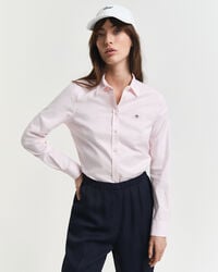slim fit oxford stretch shirt - lichtroze