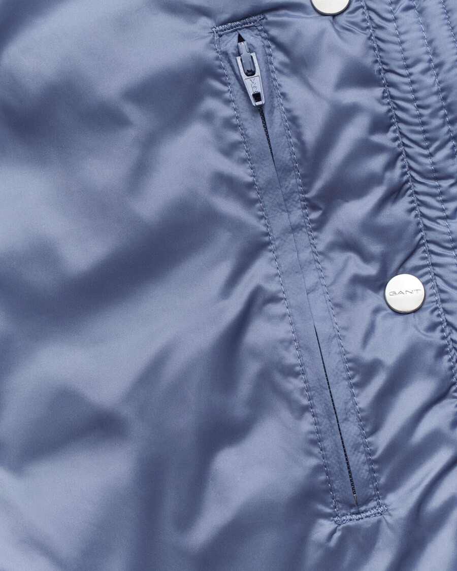 lichtgewicht donsvest - vervaagde denim