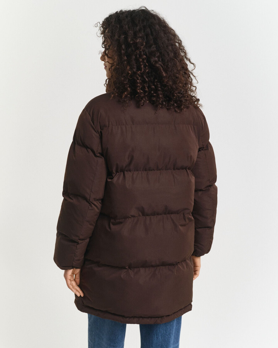 active cloud coat - diepbruin