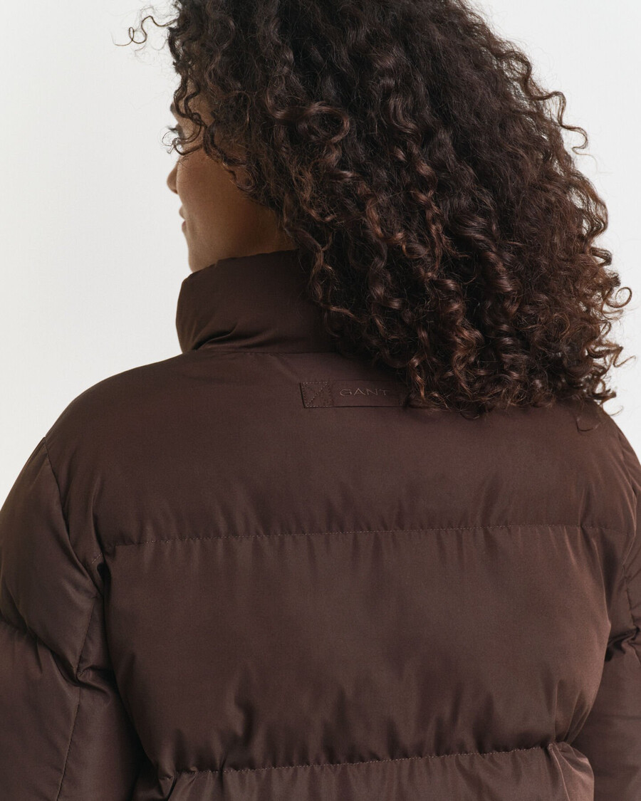 active cloud coat - diepbruin