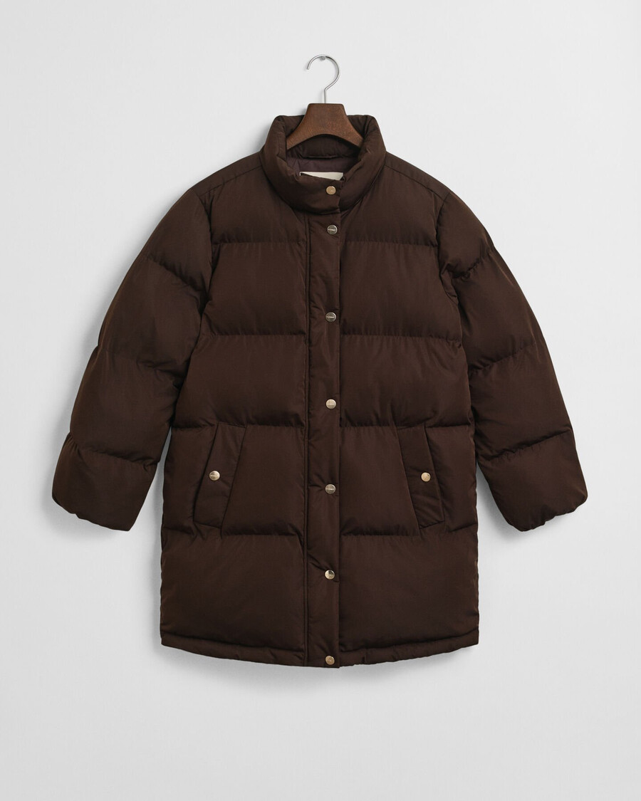 active cloud coat - diepbruin