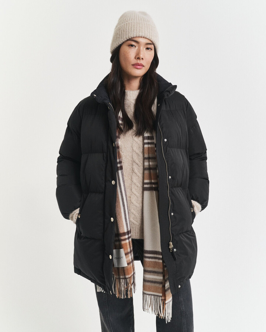 active cloud coat - zwart