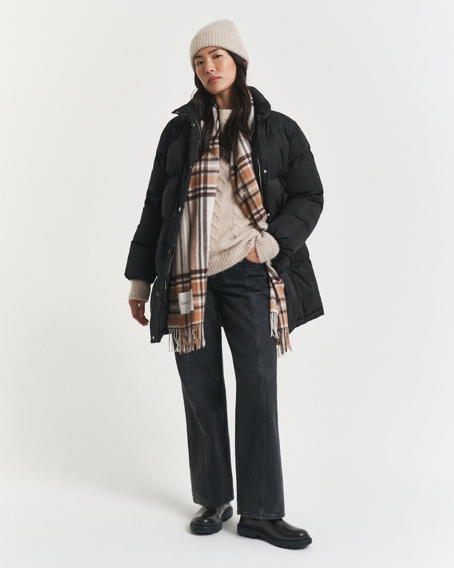 active cloud coat - zwart