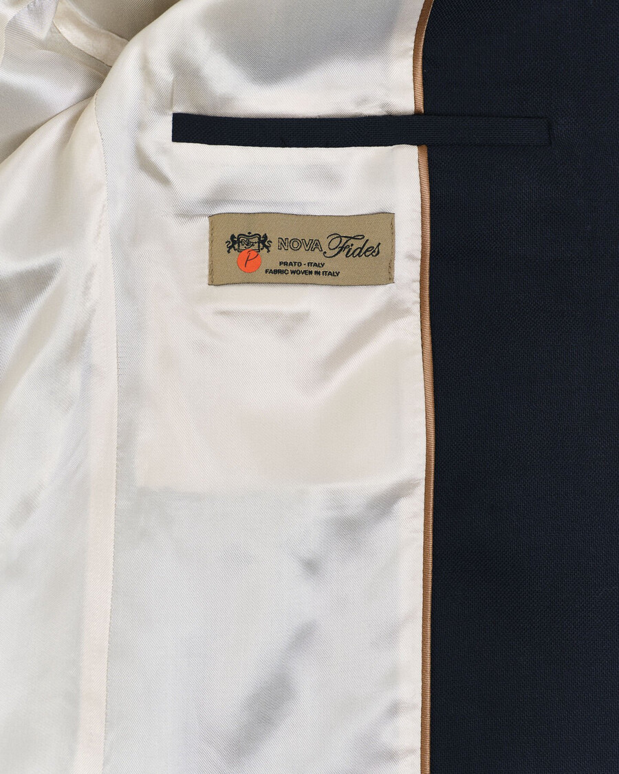 slim fit clubblazer - avondblauw
