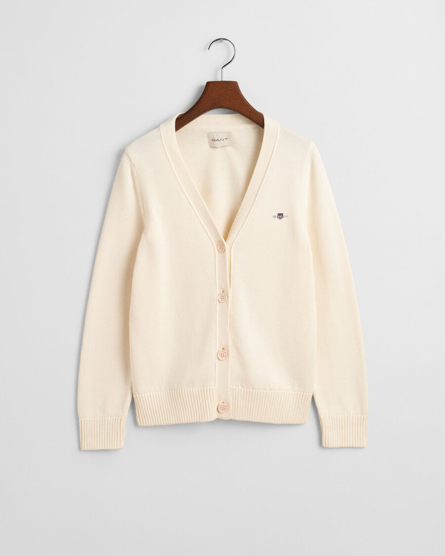 klassiek katoenen vest - crème