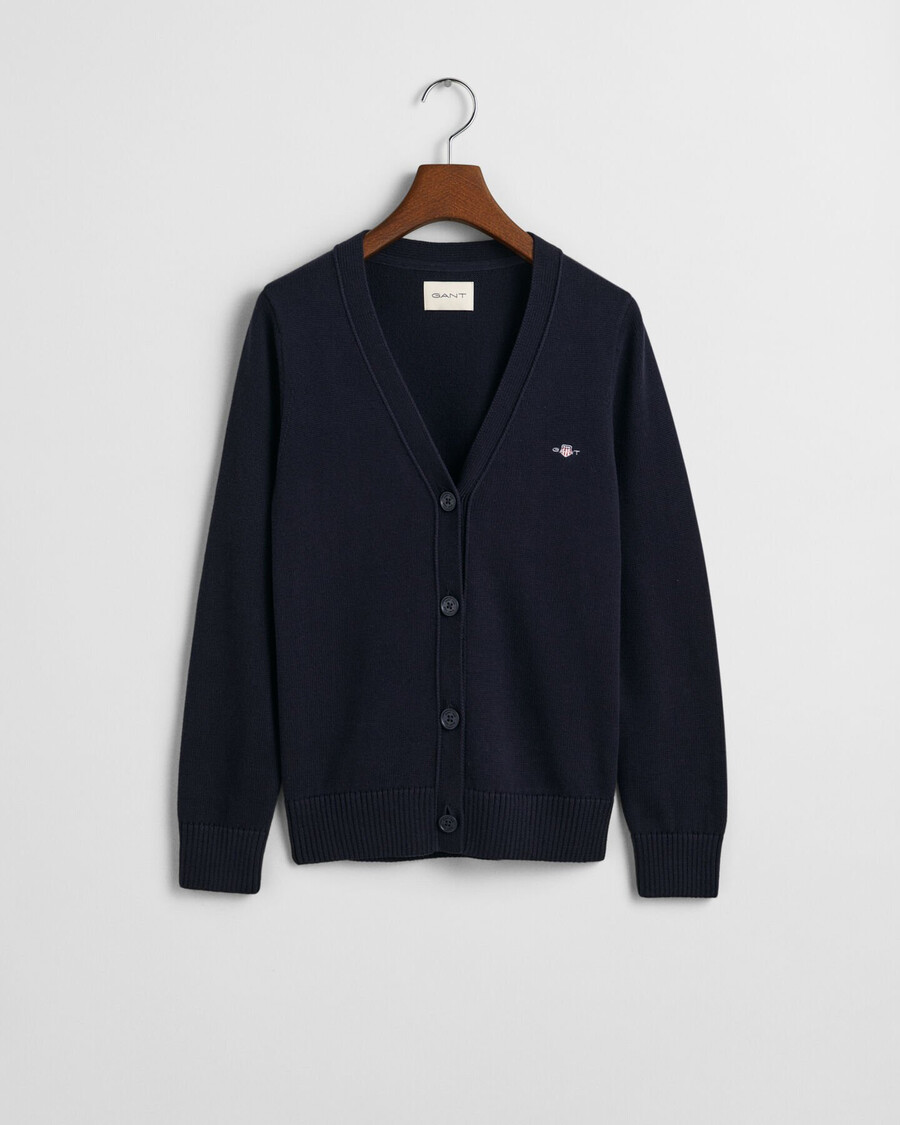 klassiek katoenen vest - avondblauw