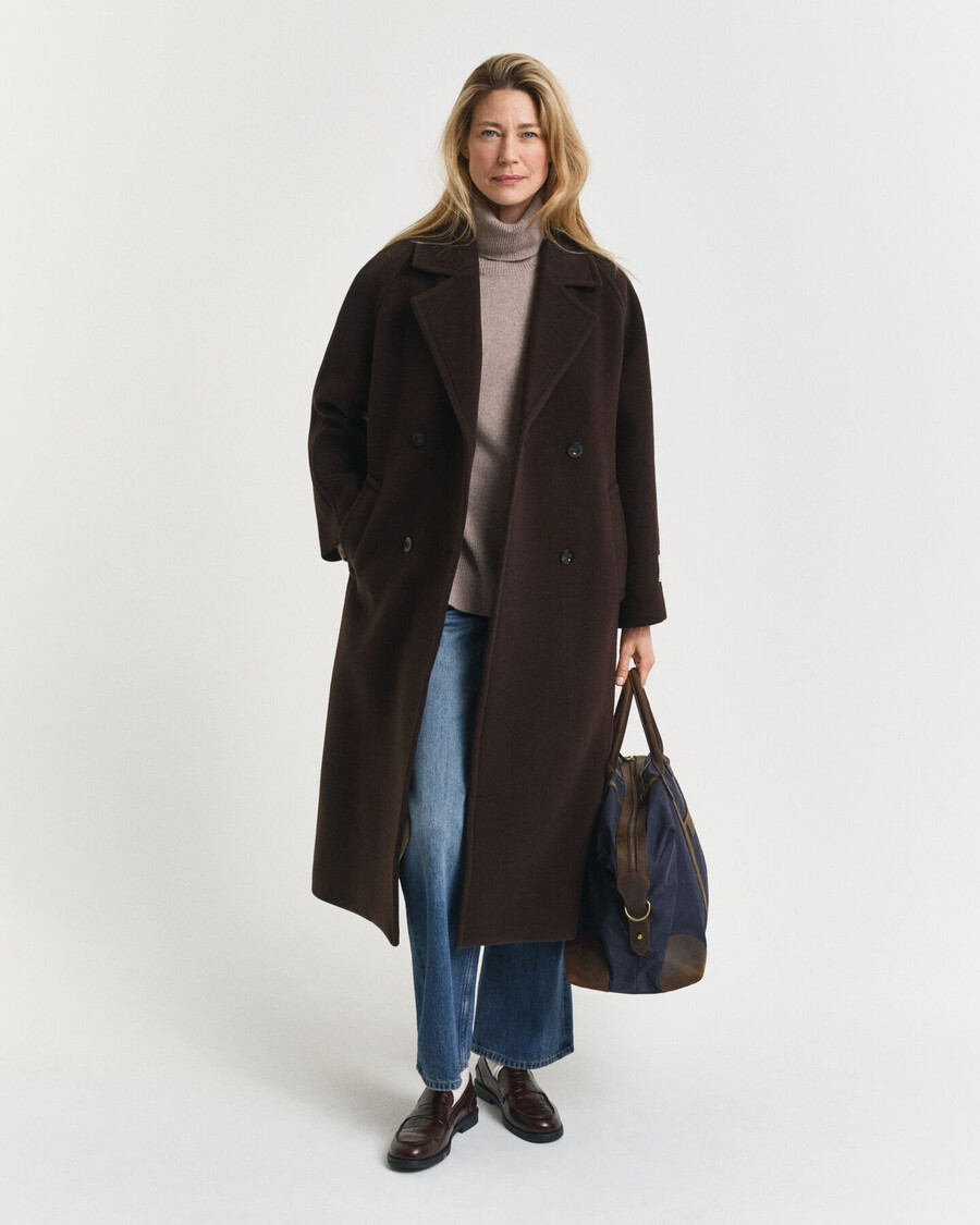 zachte coltrui van wol en kasjmiermix - taupe beige