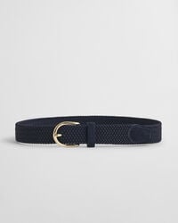 elastische gevlochten riem - marine