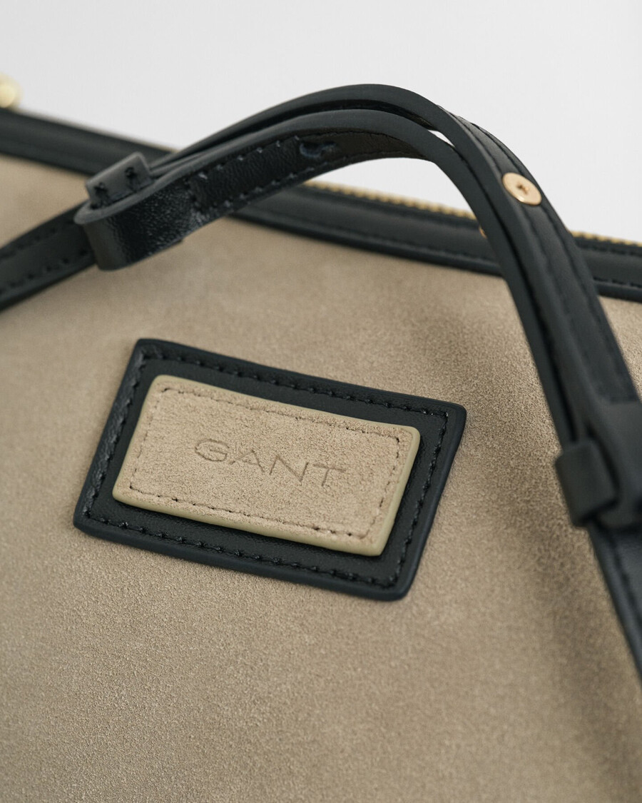 suède crossbodytas - taupebeige